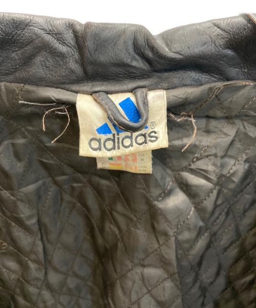 adidas（アディダス）adidas (アディダス) レザーカーコート ブラウン サイズ:Mの古着・服飾アイテム