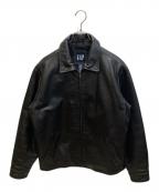 GAPギャップ）の古着「レザージャケット」｜ブラック