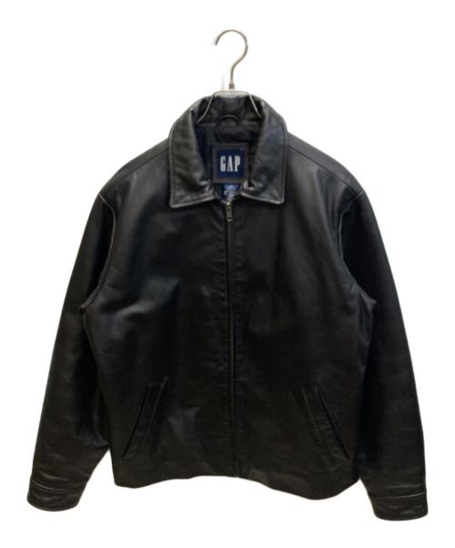 GAP（ギャップ）GAP (ギャップ) レザージャケット ブラック サイズ:Mの古着・服飾アイテム