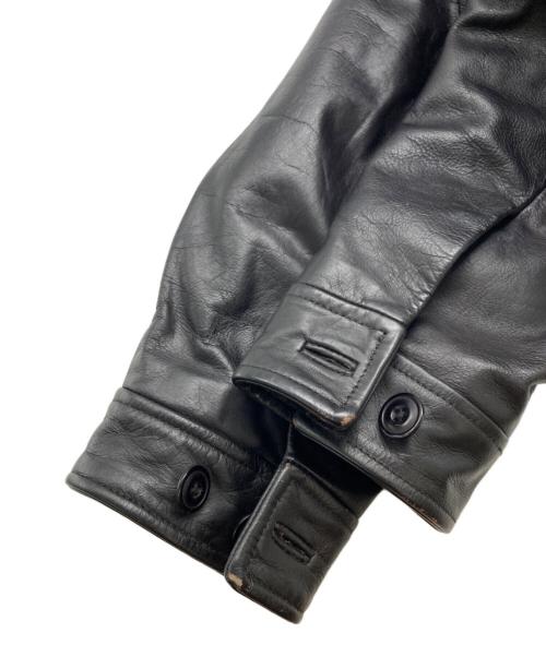 GAP（ギャップ）GAP (ギャップ) レザージャケット ブラック サイズ:Mの古着・服飾アイテム