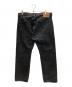 LEVI'S (リーバイス) BEAMS (ビームス) 501 セルビッジデニムパンツ ブラック サイズ:SIZE W36×L28：13000円