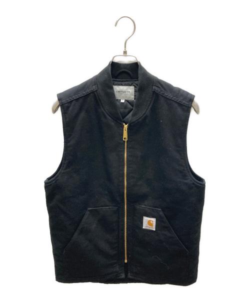 Carhartt WIP（カーハート ワーク イン プログレス）Carhartt WIP (カーハート ワーク イン プログレス) Classic Vest ブラック サイズ:Mの古着・服飾アイテム