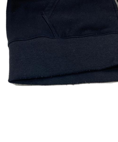 stussy（ステューシー）stussy (ステューシー) ロゴプリントジップパーカー ブラック サイズ:Mの古着・服飾アイテム