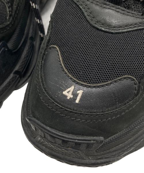 BALENCIAGA（バレンシアガ）BALENCIAGA (バレンシアガ) TRIPLE S SNEAKER ブラック サイズ:SIZE 41の古着・服飾アイテム