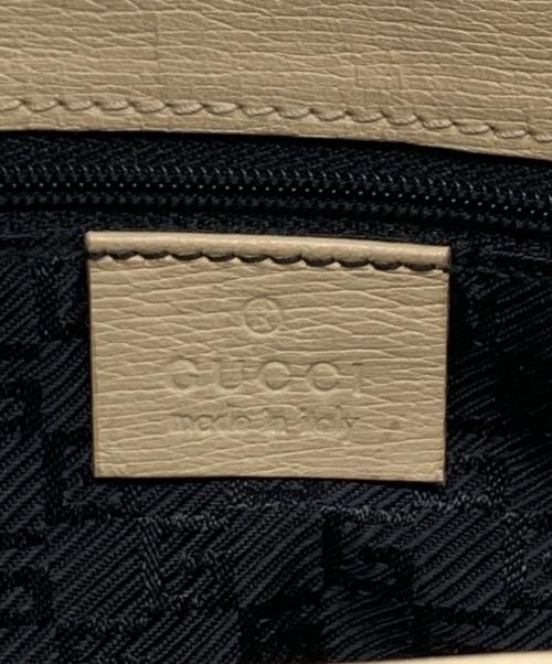 GUCCI（グッチ）GUCCI (グッチ) ジャッキーワンショルダーバッグ ベージュの古着・服飾アイテム