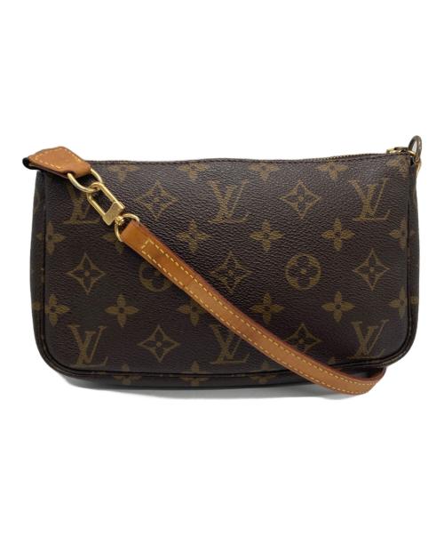 LOUIS VUITTON（ルイ ヴィトン）LOUIS VUITTON (ルイ ヴィトン) モノグラム ポシェット・アクセソワール ショルダーポーチ ブラウンの古着・服飾アイテム