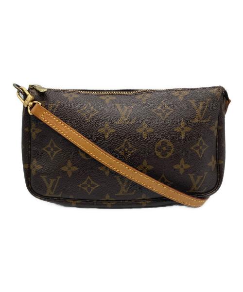 LOUIS VUITTON（ルイ ヴィトン）LOUIS VUITTON (ルイ ヴィトン) モノグラム ポシェット・アクセソワール ショルダーポーチ ブラウンの古着・服飾アイテム