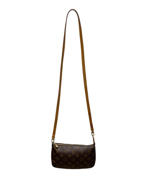 LOUIS VUITTON（ルイ ヴィトン）LOUIS VUITTON (ルイ ヴィトン) モノグラム ポシェット・アクセソワール ショルダーポーチ ブラウンの古着・服飾アイテム