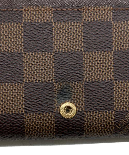 LOUIS VUITTON（ルイ ヴィトン）LOUIS VUITTON (ルイ ヴィトン) ダミエ ポルトフォイユ・トレゾール 2つ折り財布 ブラウン サイズ:下記参照の古着・服飾アイテム