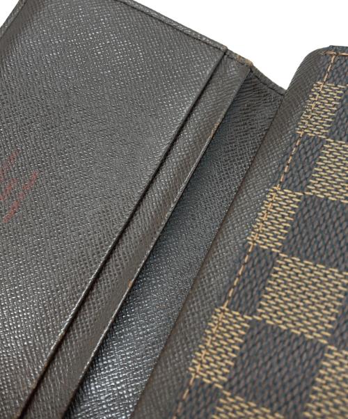 LOUIS VUITTON（ルイ ヴィトン）LOUIS VUITTON (ルイ ヴィトン) ダミエ ポルトフォイユ・トレゾール 2つ折り財布 ブラウン サイズ:下記参照の古着・服飾アイテム