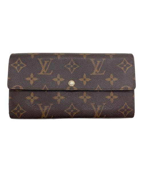 LOUIS VUITTON（ルイ ヴィトン）LOUIS VUITTON (ルイ ヴィトン) モノグラム ポルトフォイユ・サラ 長財布 ブラウン サイズ:下記参照の古着・服飾アイテム