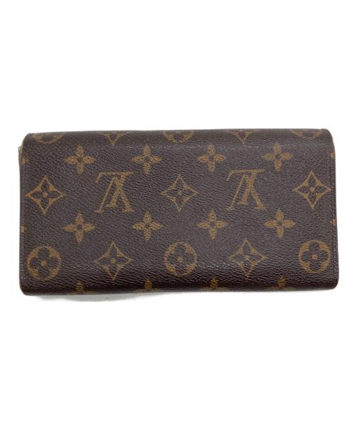 LOUIS VUITTON（ルイ ヴィトン）LOUIS VUITTON (ルイ ヴィトン) モノグラム ポルトフォイユ・サラ 長財布 ブラウン サイズ:下記参照の古着・服飾アイテム