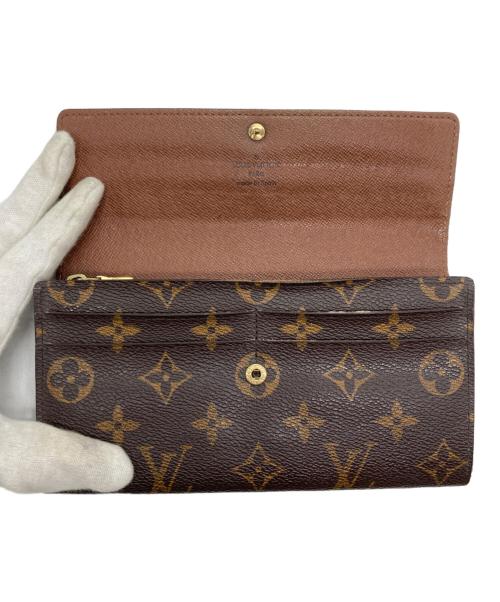 LOUIS VUITTON（ルイ ヴィトン）LOUIS VUITTON (ルイ ヴィトン) モノグラム ポルトフォイユ・サラ 長財布 ブラウン サイズ:下記参照の古着・服飾アイテム