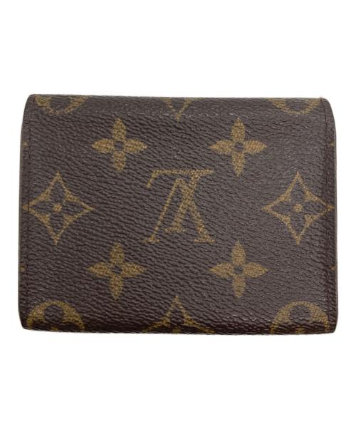 LOUIS VUITTON（ルイ ヴィトン）LOUIS VUITTON (ルイ ヴィトン) モノグラム アンヴェロップ・カルト・ドゥ・ヴィジット カードケース ブラウン サイズ:下記参照の古着・服飾アイテム
