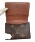 中古・古着 LOUIS VUITTON (ルイ ヴィトン) モノグラム アンヴェロップ・カルト・ドゥ・ヴィジット カードケース ブラウン サイズ:下記参照：12000円