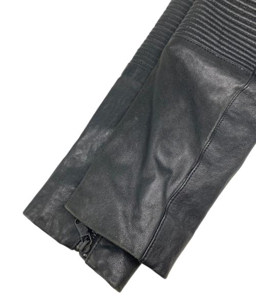 Marc by Marc Jacobs（マークバイマークジェイコブス）Marc by Marc Jacobs (マークバイマークジェイコブス) レザーライダースジャケット ブラック サイズ:4の古着・服飾アイテム