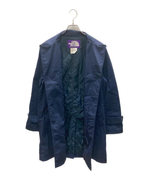 THE NORTHFACE PURPLELABEL（ザ・ノースフェイス パープルレーベル）THE NORTHFACE PURPLELABEL (ザ・ノースフェイス パープルレーベル) ベイヘッドクロスステンカラーコート ネイビー サイズ:SIZE Sの古着・服飾アイテム
