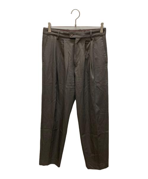 stein（シュタイン）stein (シュタイン) WIDE TAPERED TROUSERS ブラウン サイズ:SIZE Mの古着・服飾アイテム