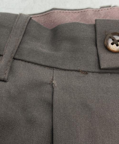 stein（シュタイン）stein (シュタイン) WIDE TAPERED TROUSERS ブラウン サイズ:SIZE Mの古着・服飾アイテム