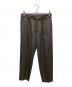 stein（シュタイン）の古着「WIDE TAPERED TROUSERS」｜ブラウン