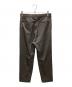 stein (シュタイン) WIDE TAPERED TROUSERS ブラウン サイズ:SIZE M：9000円