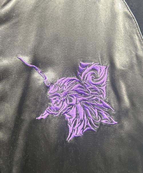 錦（ニシキ）錦 (ニシキ) エヴァンゲリオン リバーシブル スカジャン ブラック×レッド サイズ:Lの古着・服飾アイテム