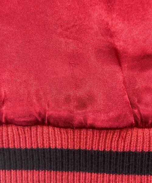 錦（ニシキ）錦 (ニシキ) エヴァンゲリオン リバーシブル スカジャン ブラック×レッド サイズ:Lの古着・服飾アイテム