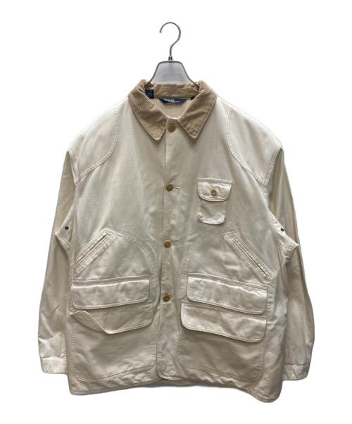 POLO RALPH LAUREN（ポロ・ラルフローレン）POLO RALPH LAUREN (ポロ・ラルフローレン) ダックハンティングジャケット ベージュ サイズ:SIZE XLの古着・服飾アイテム