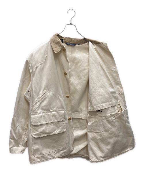 POLO RALPH LAUREN（ポロ・ラルフローレン）POLO RALPH LAUREN (ポロ・ラルフローレン) ダックハンティングジャケット ベージュ サイズ:SIZE XLの古着・服飾アイテム