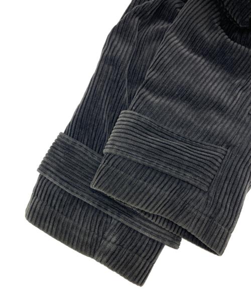 BURBERRY BLACK LABEL（バーバリーブラックレーベル）BURBERRY BLACK LABEL (バーバリーブラックレーベル) コーデュロイスタンドカラーコート ブラック サイズ:SIZE Mの古着・服飾アイテム