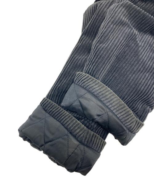 BURBERRY BLACK LABEL（バーバリーブラックレーベル）BURBERRY BLACK LABEL (バーバリーブラックレーベル) コーデュロイスタンドカラーコート ブラック サイズ:SIZE Mの古着・服飾アイテム