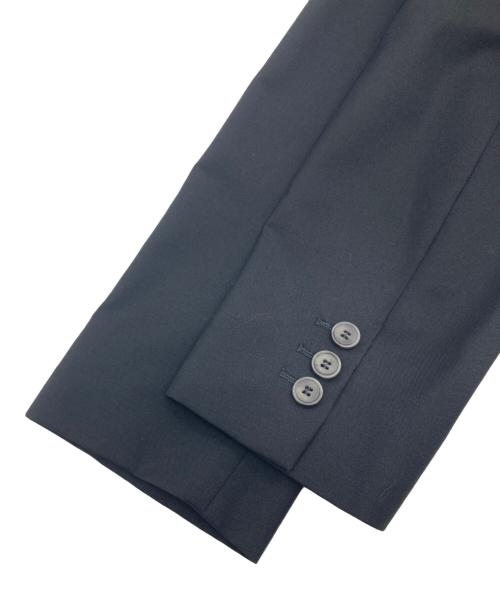 MM6 Maison Margiela（エムエムシックスメゾンマルジェラ）MM6 Maison Margiela (エムエムシックスメゾンマルジェラ) ノーカラー ロング シングル ジャケット ブラック サイズ:SIZE 40の古着・服飾アイテム