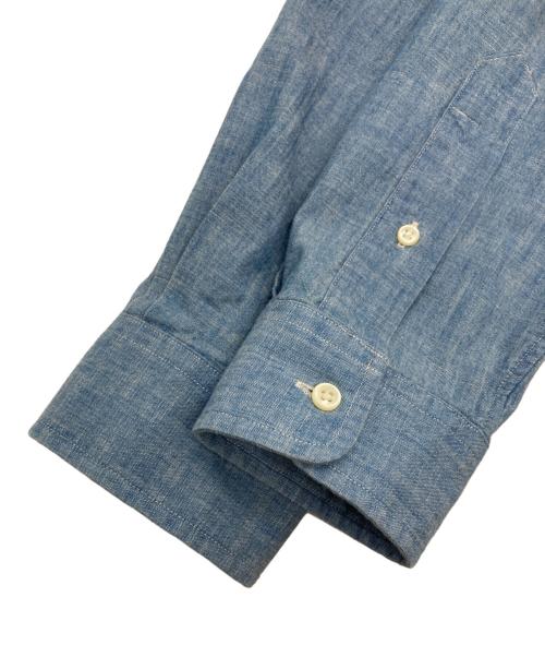 POLO RALPH LAUREN（ポロ・ラルフローレン）POLO RALPH LAUREN (ポロ・ラルフローレン) CUSTOM FIT シャンブレーシャツ インディゴ サイズ:Mの古着・服飾アイテム