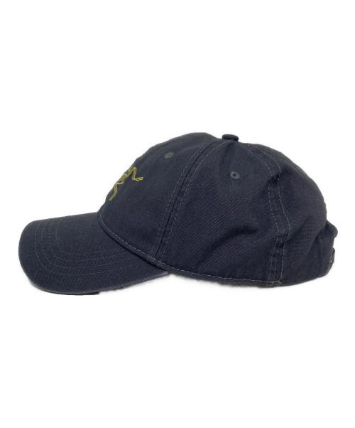 ARC'TERYX（アークテリクス）ARC'TERYX (アークテリクス) 90s デカロゴ キャップ グレー×イエロー サイズ:フリーサイズの古着・服飾アイテム