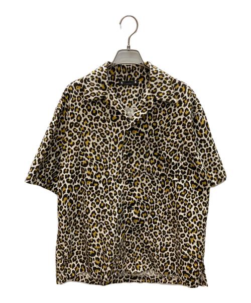 MINEDENIM（マインデニム）MINEDENIM (マインデニム) Leopard Print Flannel S.S Open Collar SH ベージュ サイズ:SIZE 1の古着・服飾アイテム