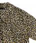中古・古着 MINEDENIM (マインデニム) Leopard Print Flannel S.S Open Collar SH ベージュ サイズ:SIZE 1：7000円