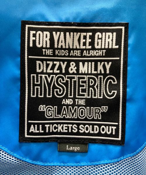 Hysteric Glamour（ヒステリックグラマー）Hysteric Glamour (ヒステリックグラマー) HG SOUND SYSTEM コーチジャケット ブルー サイズ:SIZE Lの古着・服飾アイテム
