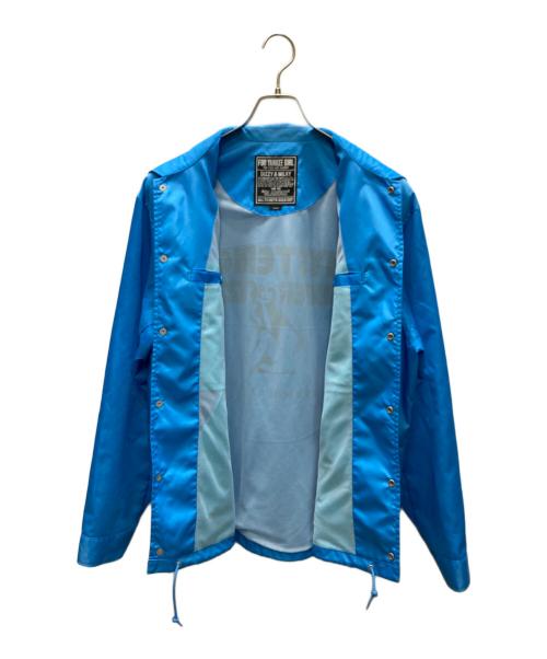 Hysteric Glamour（ヒステリックグラマー）Hysteric Glamour (ヒステリックグラマー) HG SOUND SYSTEM コーチジャケット ブルー サイズ:SIZE Lの古着・服飾アイテム