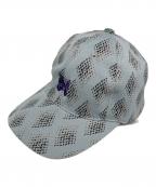 Needlesニードルズ）の古着「Baseball Cap Poly Jq. - DIAMOND」｜ブルー