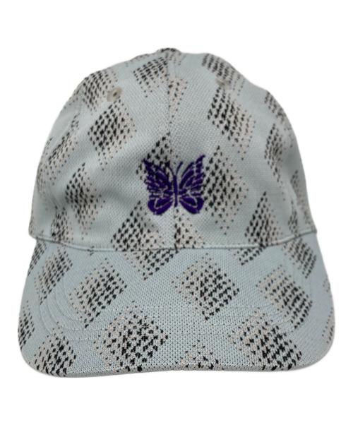 Needles（ニードルズ）Needles (ニードルズ) Baseball Cap Poly Jq. - DIAMOND ブルーの古着・服飾アイテム
