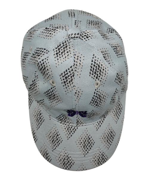 Needles（ニードルズ）Needles (ニードルズ) Baseball Cap Poly Jq. - DIAMOND ブルーの古着・服飾アイテム