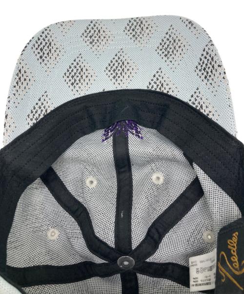 Needles（ニードルズ）Needles (ニードルズ) Baseball Cap Poly Jq. - DIAMOND ブルーの古着・服飾アイテム