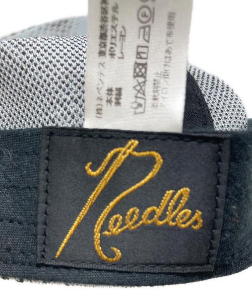 Needles（ニードルズ）Needles (ニードルズ) Baseball Cap Poly Jq. - DIAMOND ブルーの古着・服飾アイテム