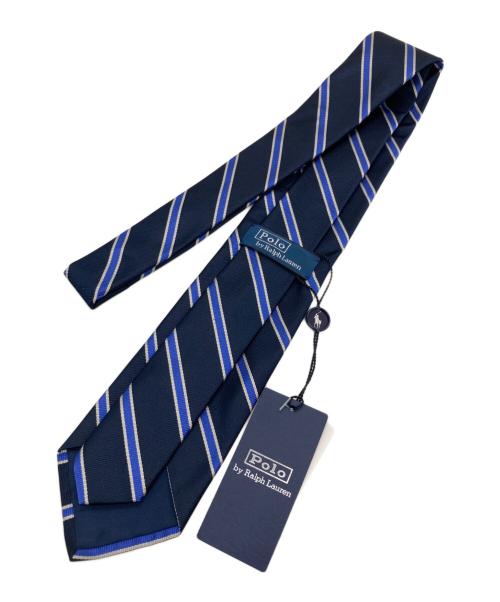 RALPH LAUREN（ラルフローレン）RALPH LAUREN (ラルフローレン) レジメンタルタイ ネイビー サイズ:SIZE ONE 未使用品の古着・服飾アイテム