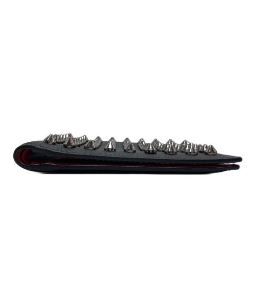 Christian Louboutin（クリスチャン・ルブタン）Christian Louboutin (クリスチャン・ルブタン) 2つ折り財布 ブラックの古着・服飾アイテム
