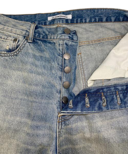 NO MAINTENANCE（ノーメンテナンス）NO MAINTENANCE (ノーメンテナンス) バギーデニムパンツ インディゴ サイズ:32の古着・服飾アイテム