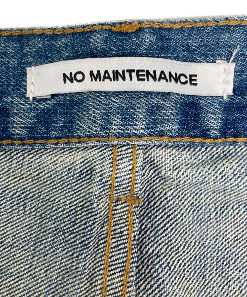 NO MAINTENANCE（ノーメンテナンス）NO MAINTENANCE (ノーメンテナンス) バギーデニムパンツ インディゴ サイズ:32の古着・服飾アイテム