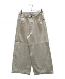 scuffers（スカッファー）の古着「バギーデニムパンツ」｜ホワイト