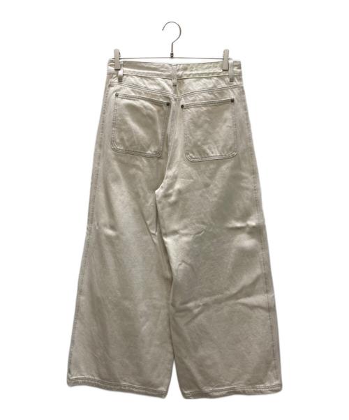 scuffers（スカッファー）SCUFFERS (スカッファー) バギーデニムパンツ ホワイト サイズ:38の古着・服飾アイテム