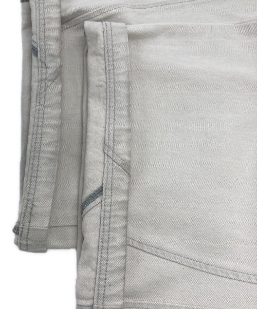 scuffers（スカッファー）SCUFFERS (スカッファー) バギーデニムパンツ ホワイト サイズ:38の古着・服飾アイテム